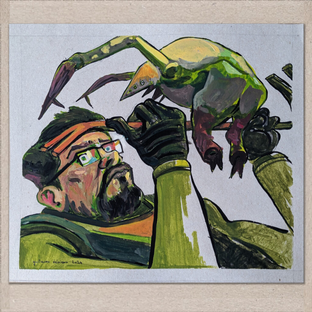 Half life Gouache fan art