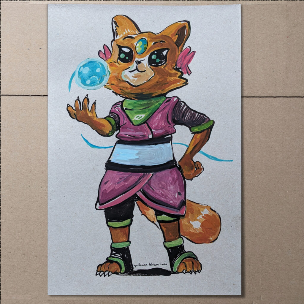 Lunistice Gouache fan art